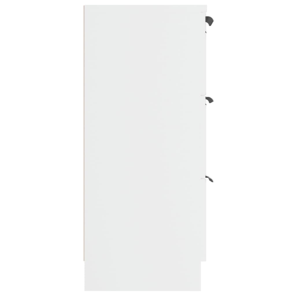vidaXL Příborník bílý 60 x 30 x 70 cm kompozitní dřevo