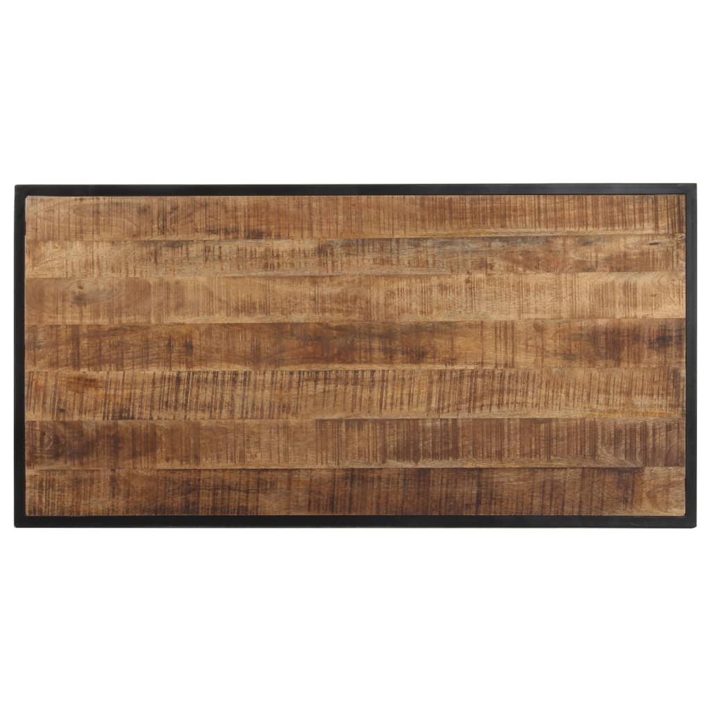 vidaXL Jídelní stůl 120 cm hrubé mangovníkové dřevo
