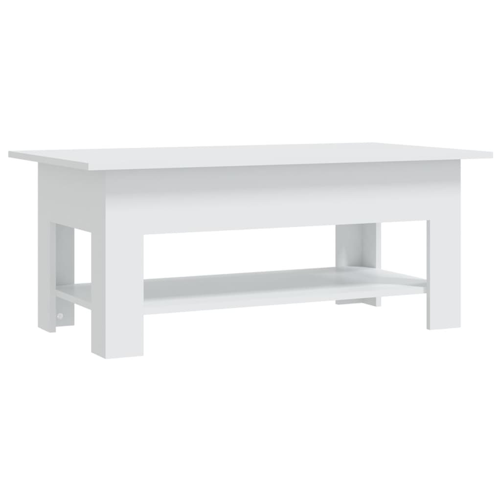 vidaXL Konferenční stolek bílý 102 x 55 x 42 cm dřevotříska