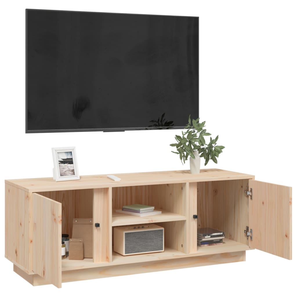 vidaXL TV skříňka 110x35x40,5 cm masivní borové dřevo