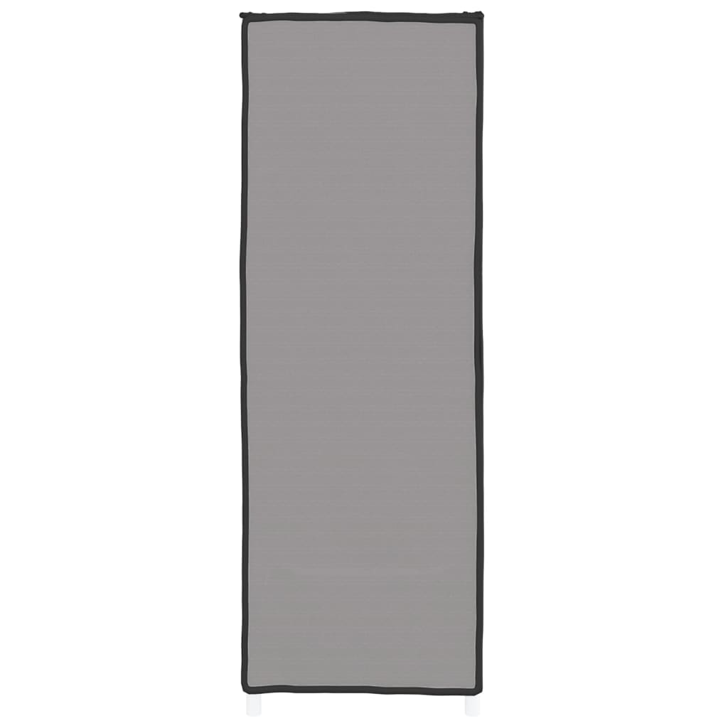 vidaXL Botník šedý 60 x 28 x 90 cm textil