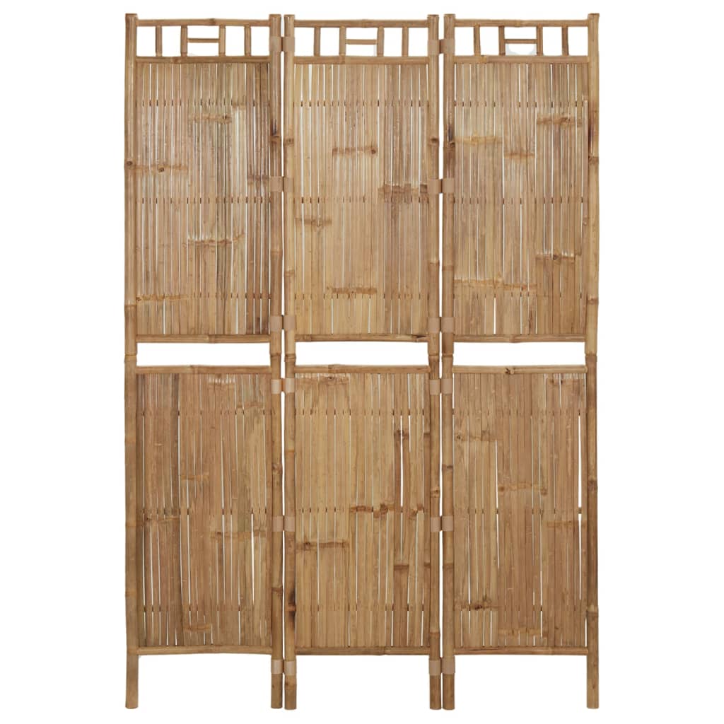 vidaXL 3dílný paraván bambus 120 x 180 cm