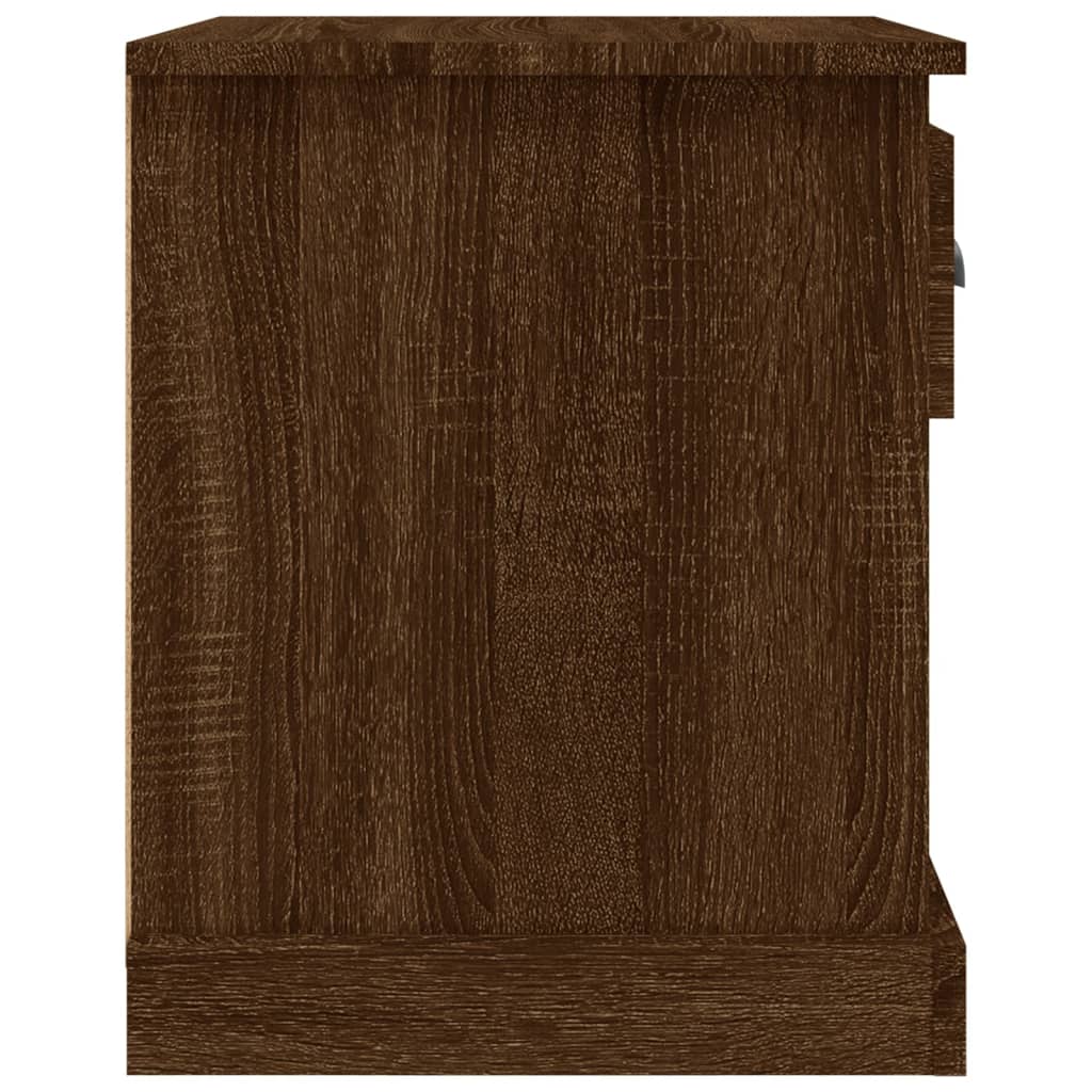 vidaXL Noční stolek hnědý dub 39 x 39 x 47,5 cm kompozitní dřevo