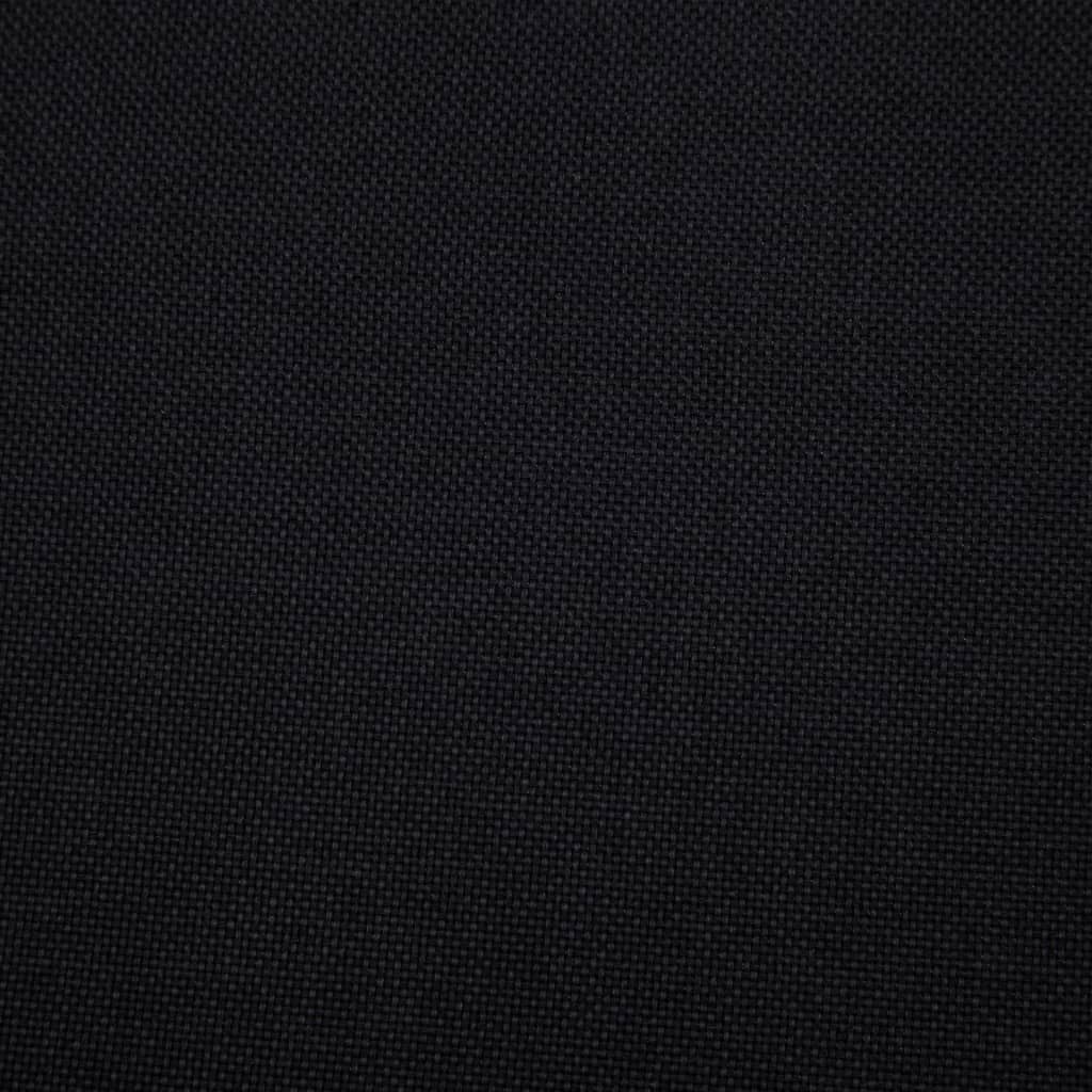 vidaXL Rozkládací pohovka černá polyester