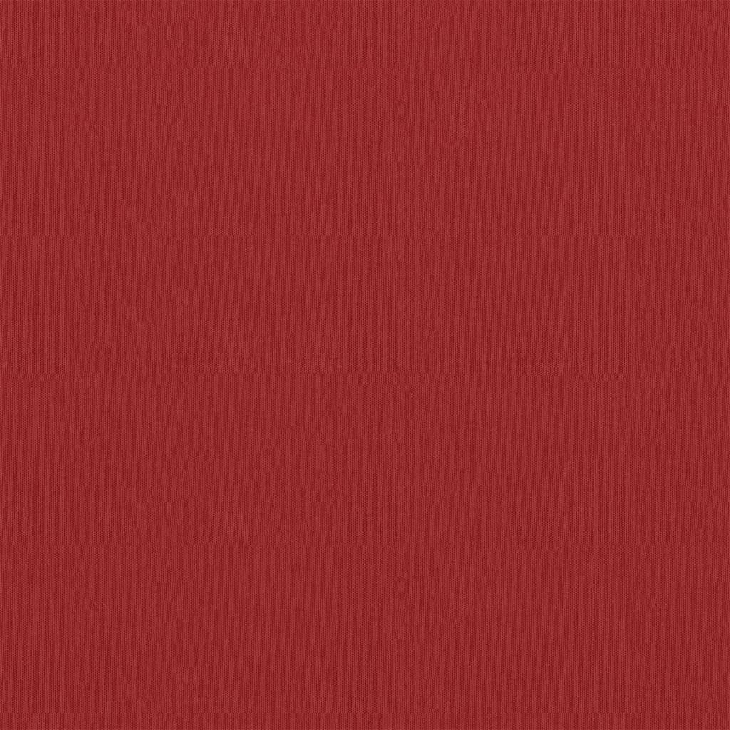 vidaXL Balkónová zástěna červená 75 x 500 cm oxfordská látka