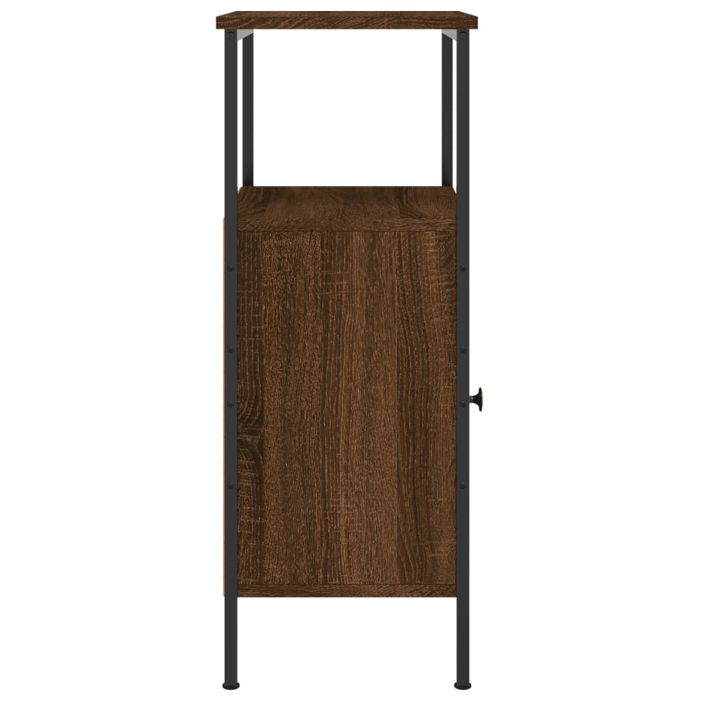 vidaXL Noční stolek hnědý dub 41 x 31 x 80 cm kompozitní dřevo