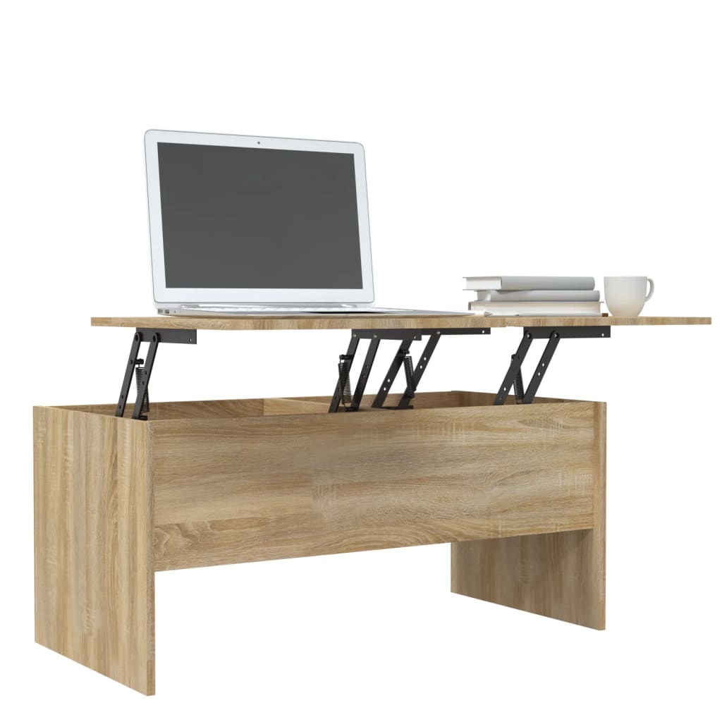vidaXL Konferenční stolek dub sonoma 102x50,5x46,5 cm kompozitní dřevo