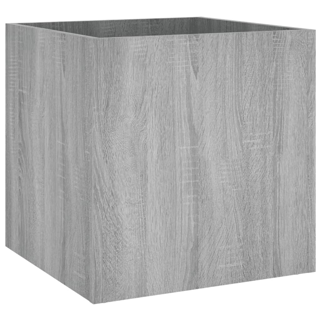 vidaXL Truhlík šedý sonoma 40 x 40 x 40 cm kompozitní dřevo
