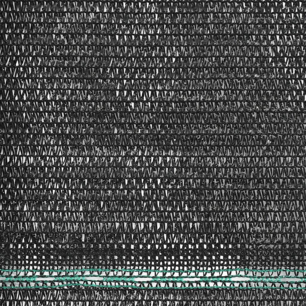 vidaXL Tenisová zástěna černá 1,2 x 25 m HDPE