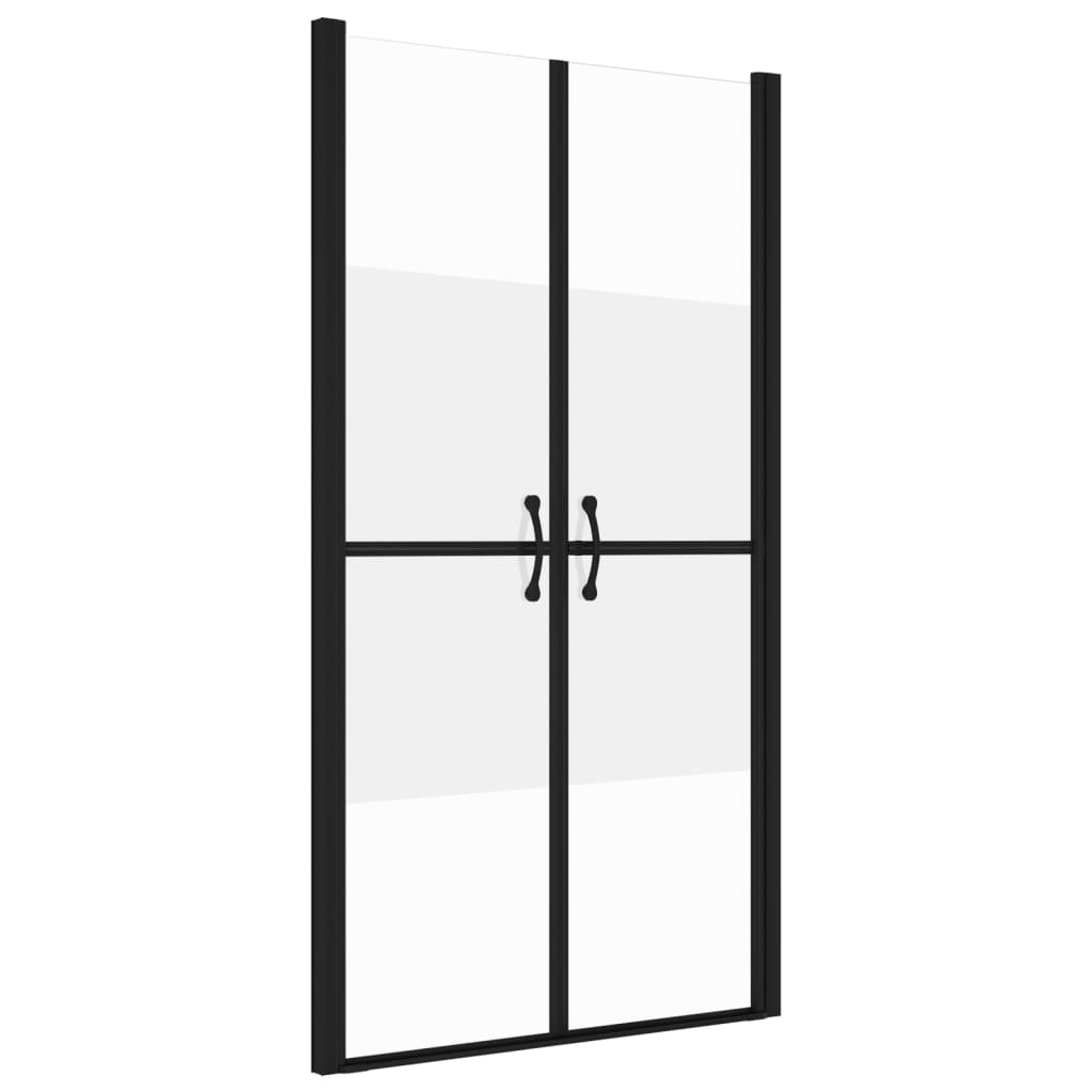 vidaXL Sprchové dveře polomatné ESG (98–101) x 190 cm