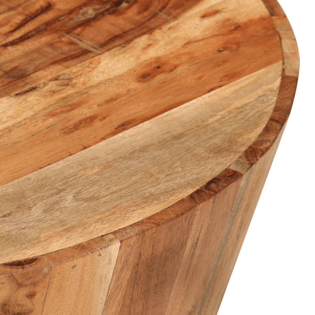 vidaXL Konferenční stolek Ø 52 x 30 cm masivní akáciové dřevo