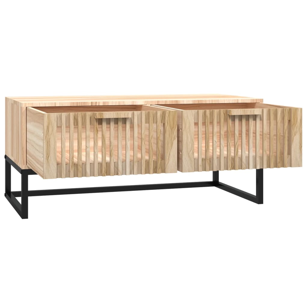 vidaXL Konferenční stolek 80x40x35 cm kompozitní dřevo a železo