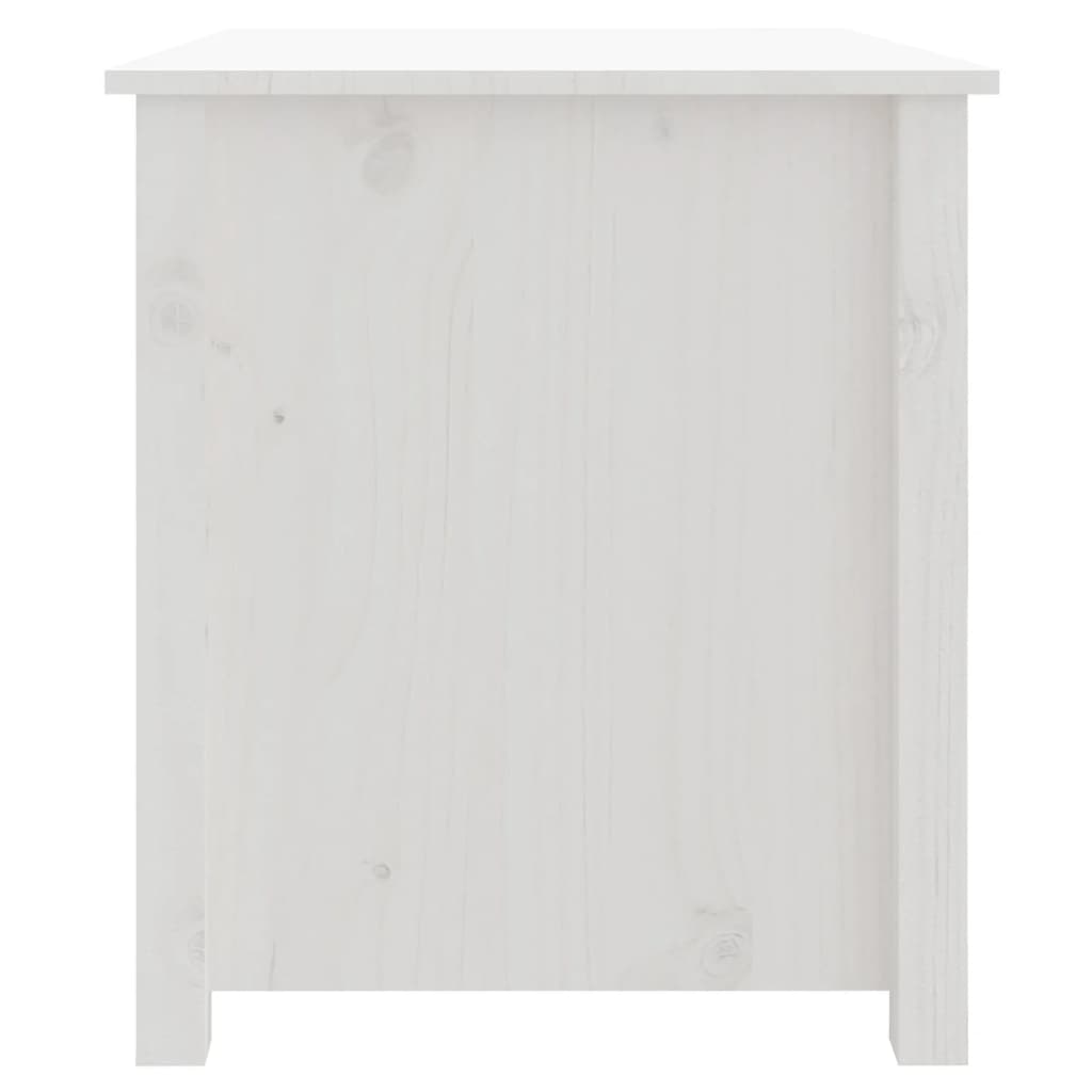 vidaXL Konferenční stolek bílý 71 x 49 x 55 cm masivní borové dřevo