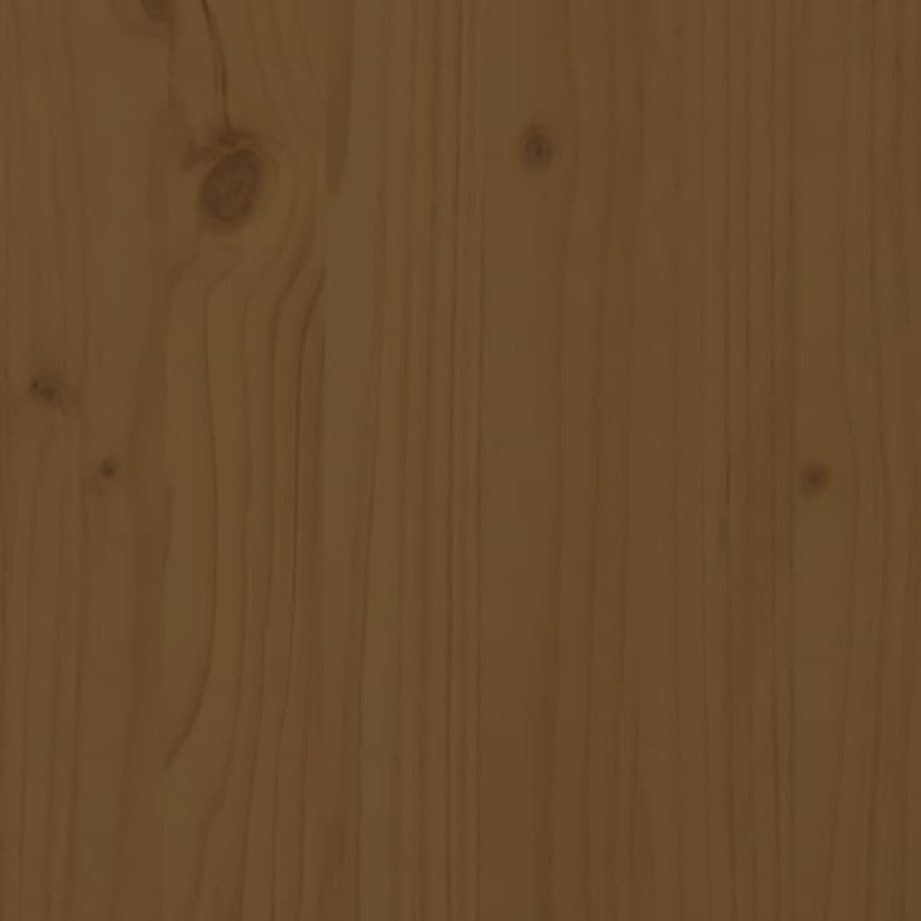 vidaXL Stojan na dřevo medově hnědý 33,5x30x110 cm masivní borovice