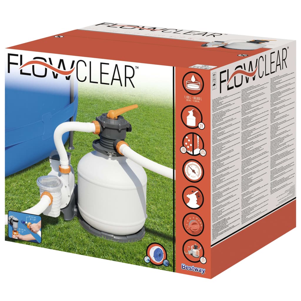 Bestway Pískové filtrační čerpadlo Flowclear 11 355 l/h