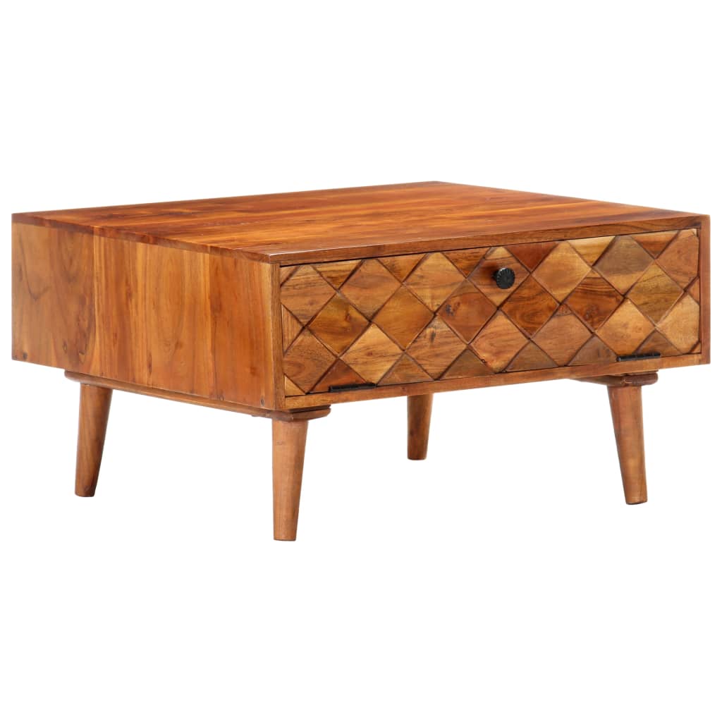 vidaXL Konferenční stolek 68 x 68 x 38 cm masivní akáciové dřevo