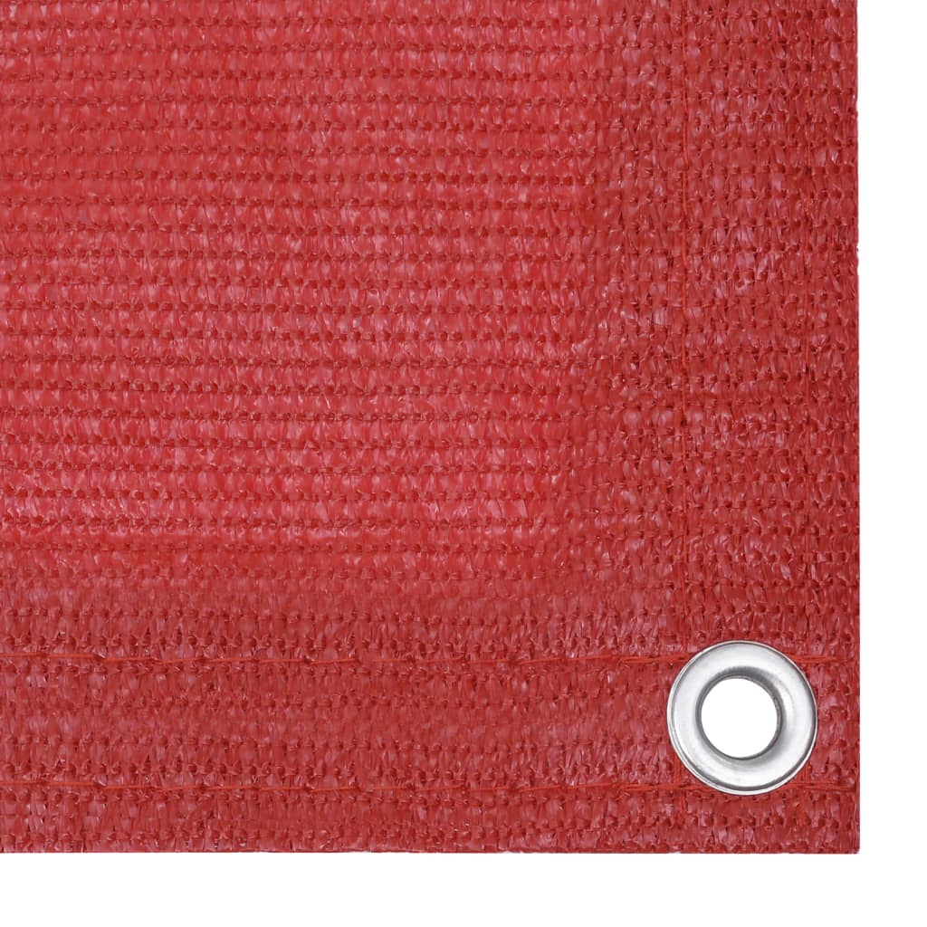 vidaXL Balkónová zástěna červená 120 x 300 cm HDPE