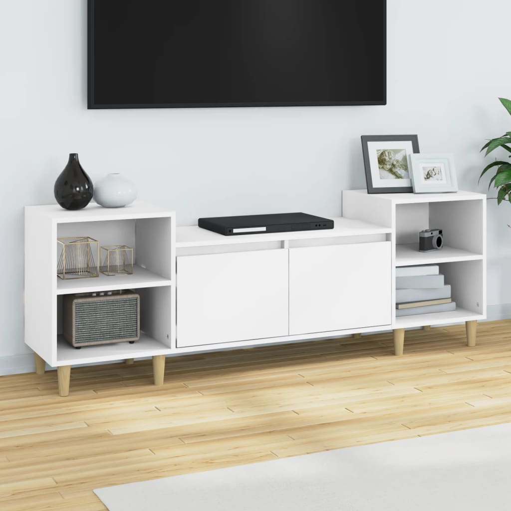 vidaXL TV skříňka bílá 160 x 35 x 55 cm kompozitní dřevo