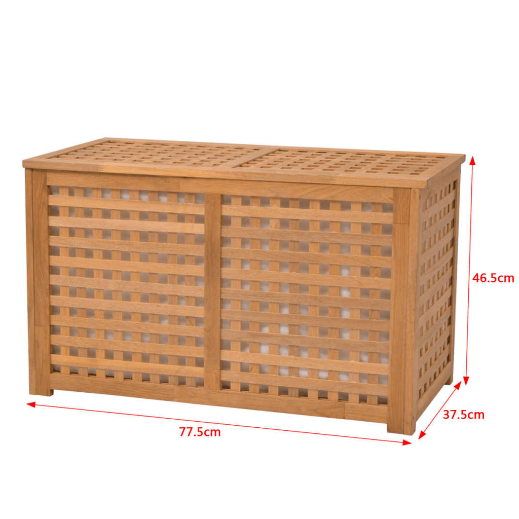 vidaXL Prádelník z masivního ořechového dřevy 77,5x37,5x46,5 cm