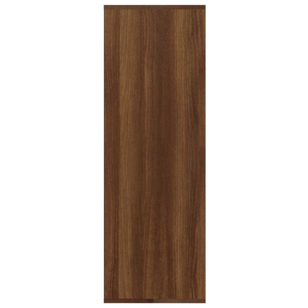 vidaXL Botník hnědý dub 54 x 34 x 100,5 cm kompozitní dřevo