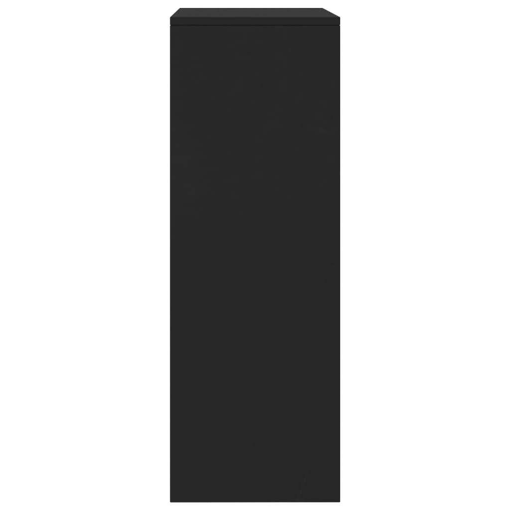 vidaXL Příborník se 6 zásuvkami černý 50 x 34 x 96 cm dřevotříska