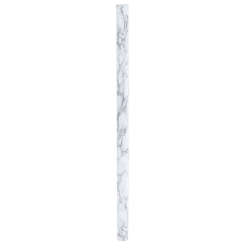 vidaXL Tapeta na nábytek samolepicí mramorově bílá 90 x 500 cm PVC