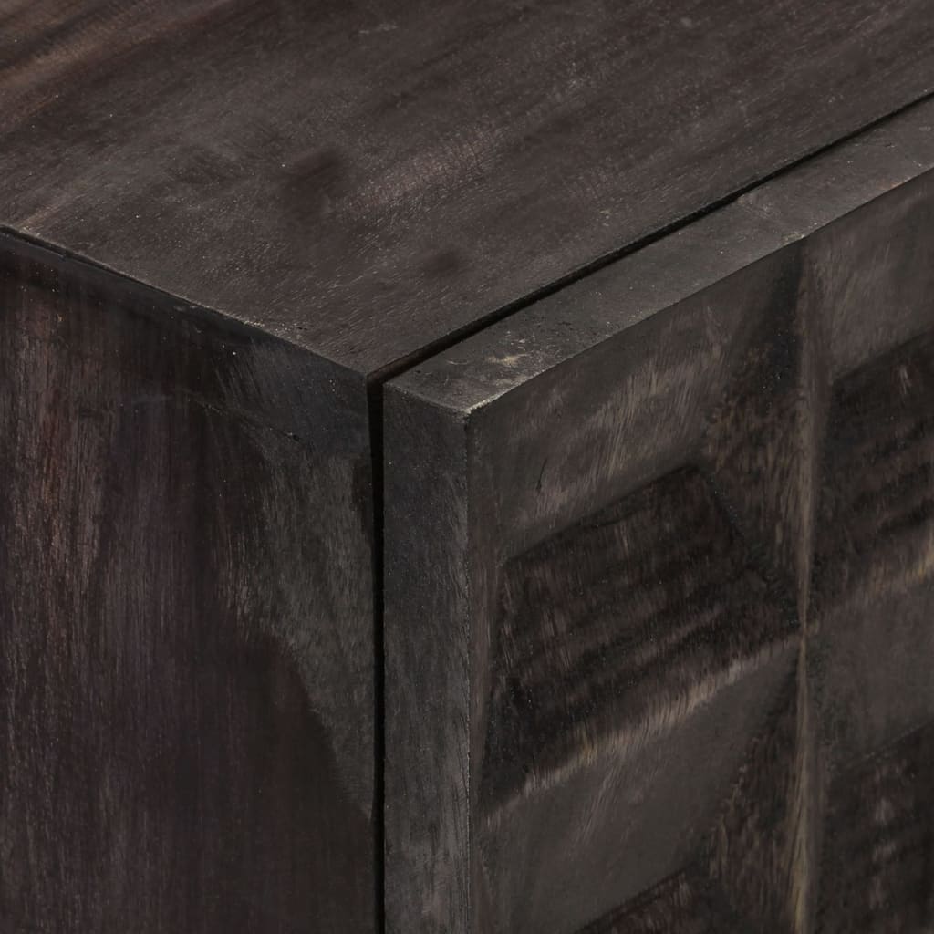 vidaXL Příborník černý 60 x 35 x 75 cm masivní mangovníkové dřevo