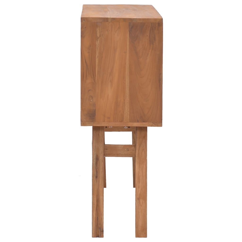 vidaXL Konzolový stolek 80 x 30 x 80 cm masivní teakové dřevo