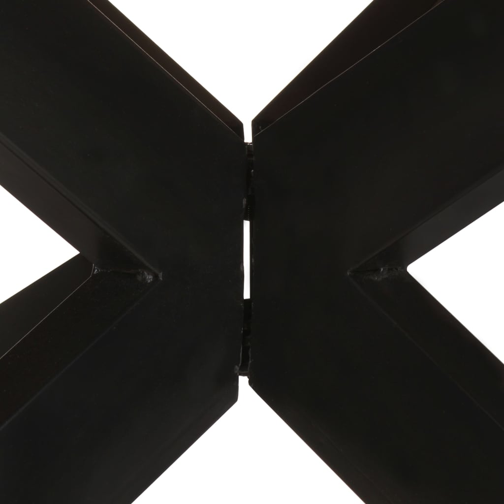 vidaxXL Jídelní stůl kulatý 175 x 75 cm hrubé mangovníkové dřevo