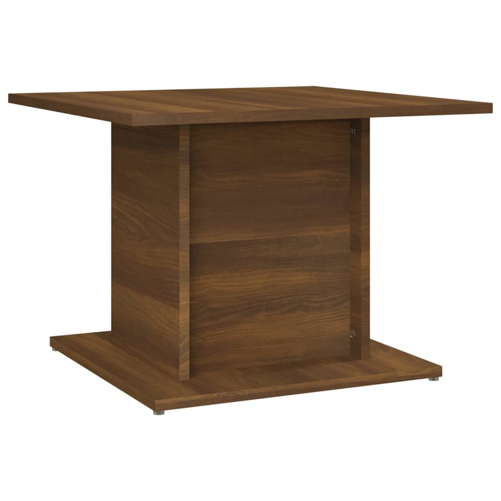vidaXL Konferenční stolek hnědý dub 55,5 x 55,5 x 40 cm dřevotříska