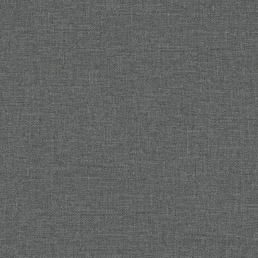 vidaXL Zvedací masážní křeslo tmavě šedé textil