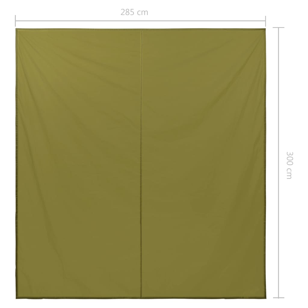 vidaXL Kempingová plachta 3 x 2,85 m zelená