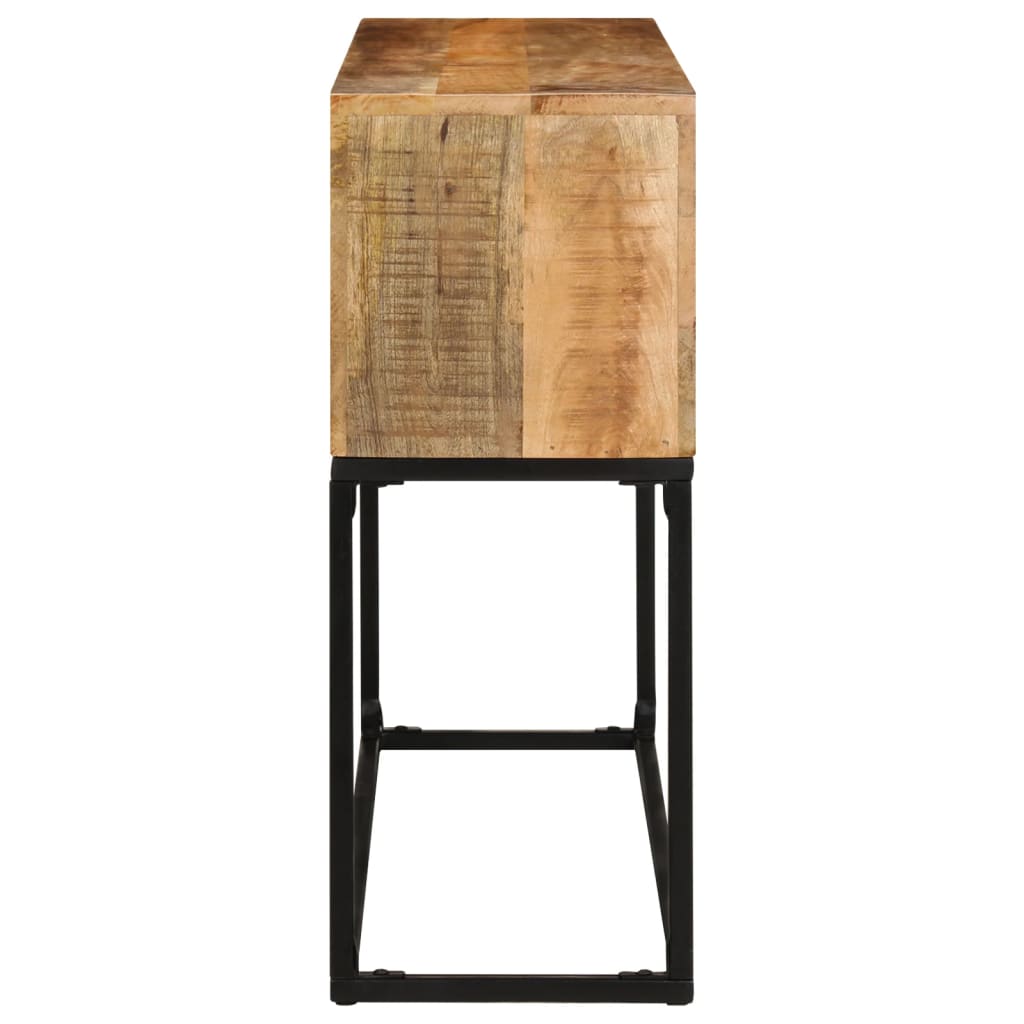 vidaXL Konzolový stolek 120 x 30 x 75 cm hrubé mangovníkové dřevo