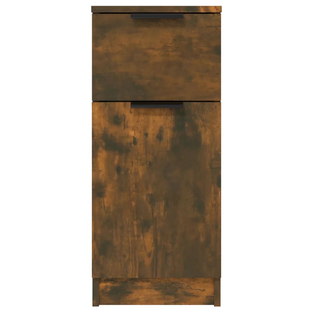 vidaXL Příborník kouřový dub 30 x 30 x 70 cm kompozitní dřevo