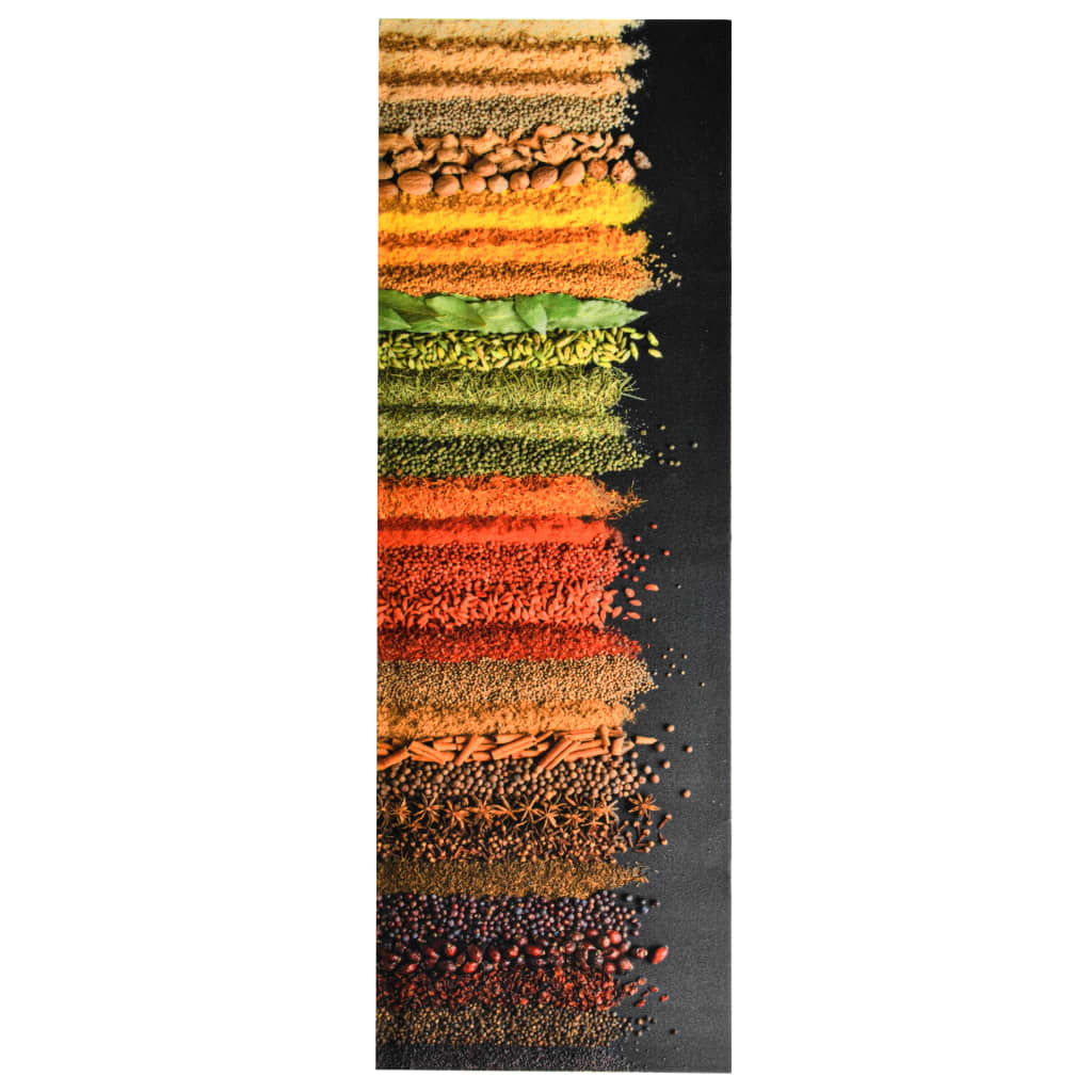 vidaXL Kuchyňská rohožka pratelná Koření 60 x 180 cm