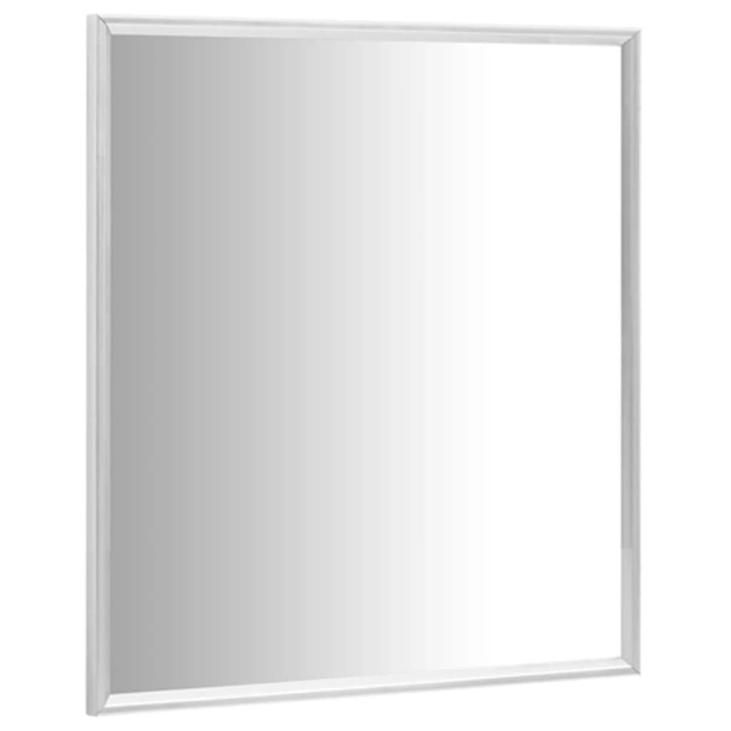 vidaXL Zrcadlo stříbrné 50 x 50 cm