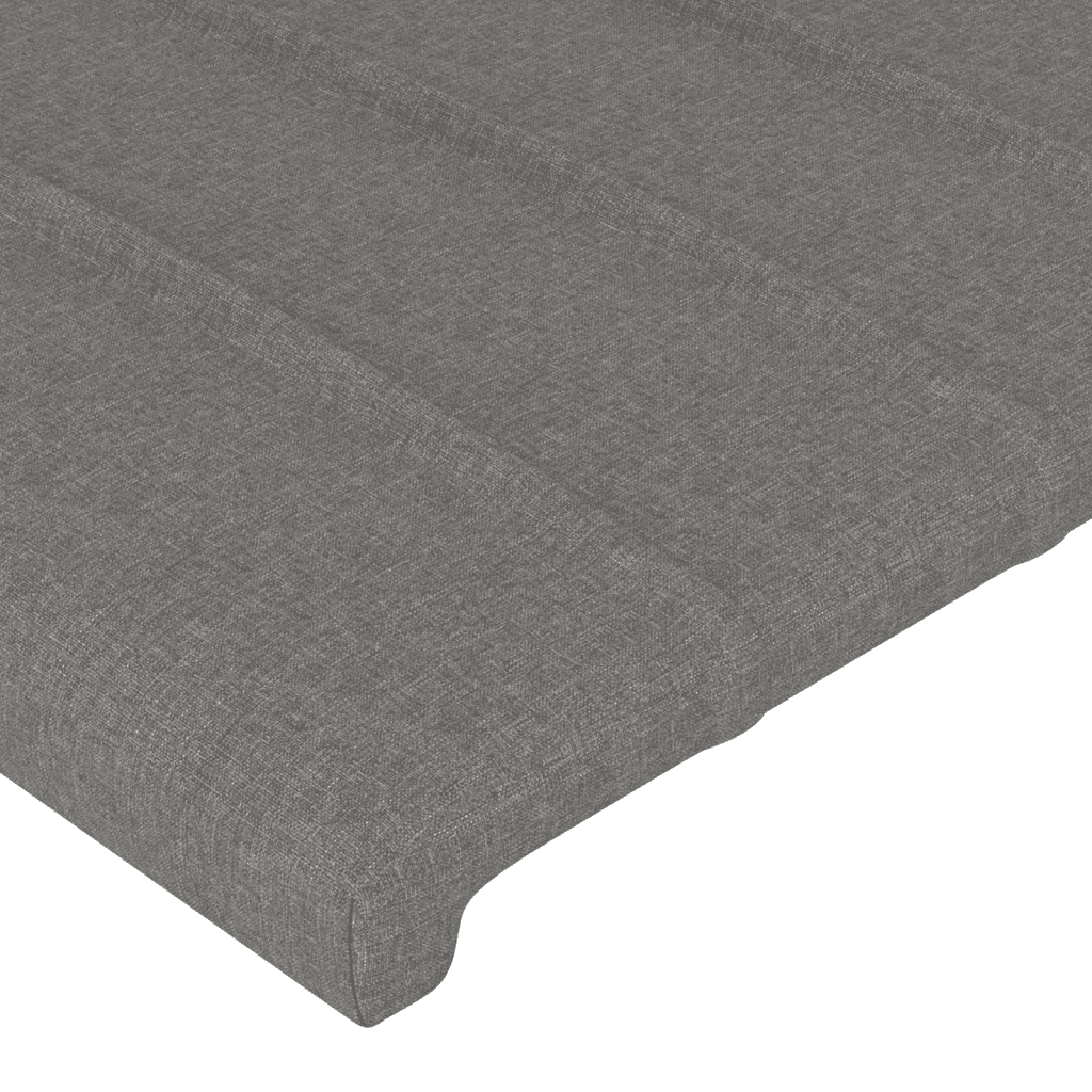 vidaXL Box spring postel s matrací tmavě šedá 100 x 200 cm textil
