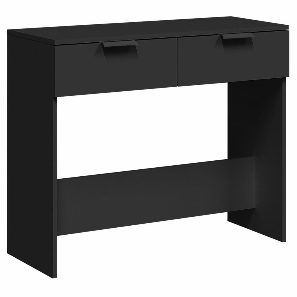 vidaXL Konzolový stolek černý 90 x 36 x 75 cm kompozitní dřevo