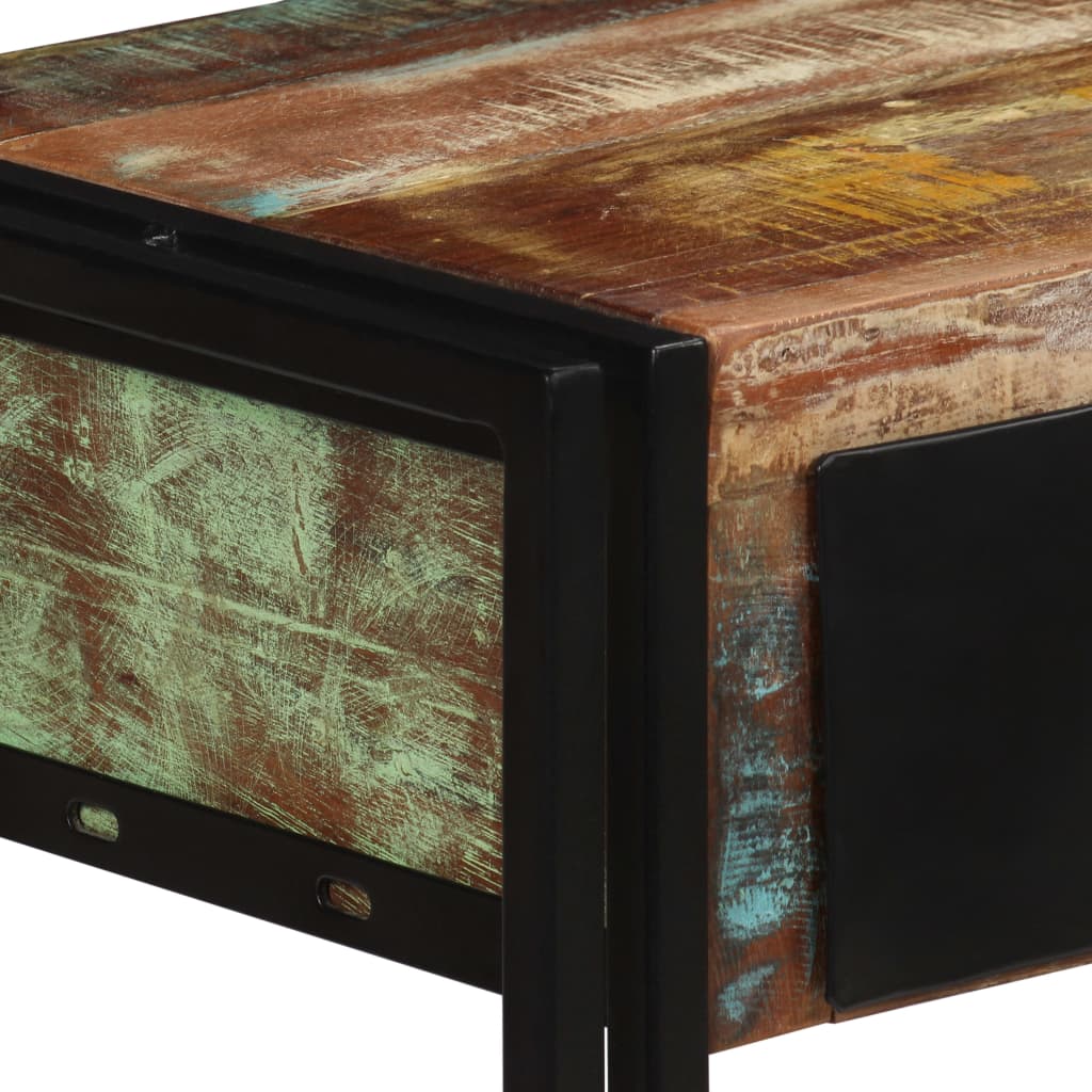 vidaXL Konzolový stolek masivní recyklované dřevo 120 x 30 x 76 cm