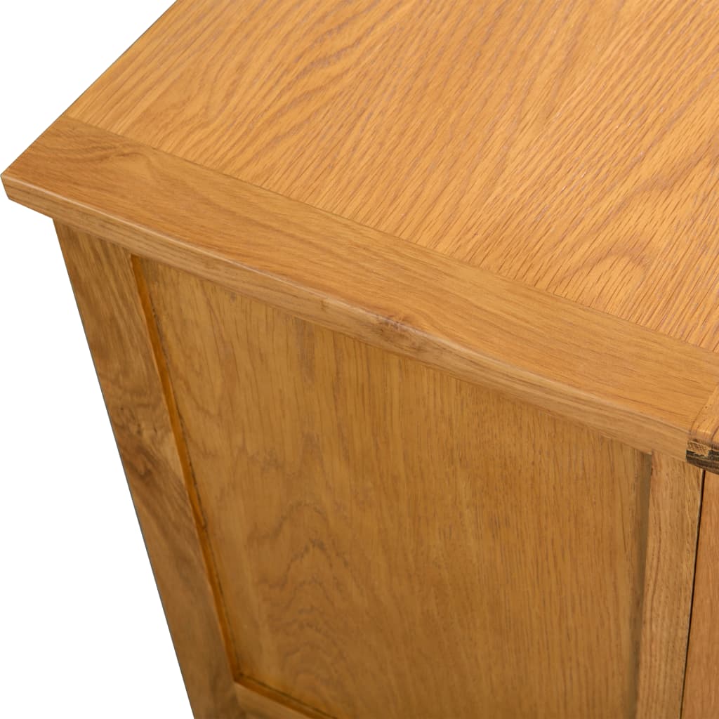 vidaXL TV stolek 90 x 35 x 48 cm masivní dubové dřevo
