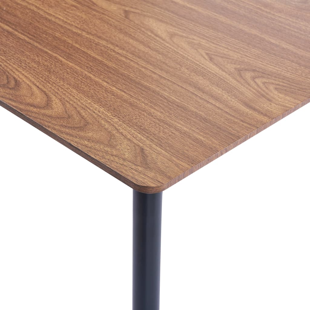 vidaXL Jídelní stůl hnědý 180 x 90 x 75 cm MDF