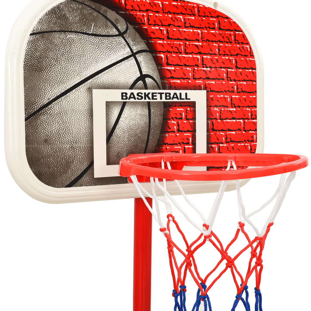 vidaXL Přenosný basketbalový set nastavitelný 138,5–166 cm