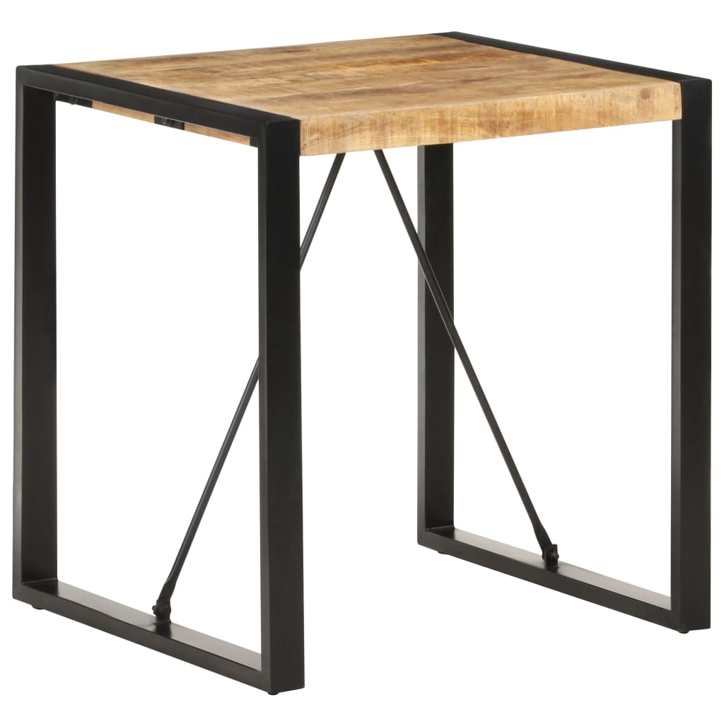 vidaXL Jídelní stůl 70 x 70 x 75 cm masivní hrubé mangovníkové dřevo