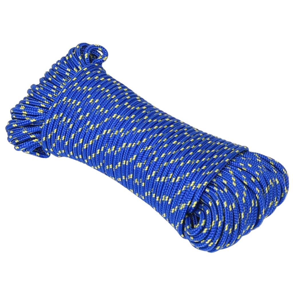 vidaXL Lodní lano modré 3 mm 100 m polypropylen