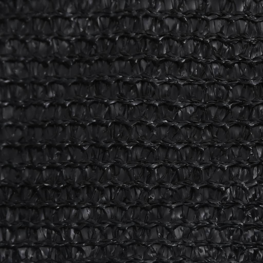 vidaXL Stínící plachta 160 g/m² černá 2,5 x 2,5 m HDPE