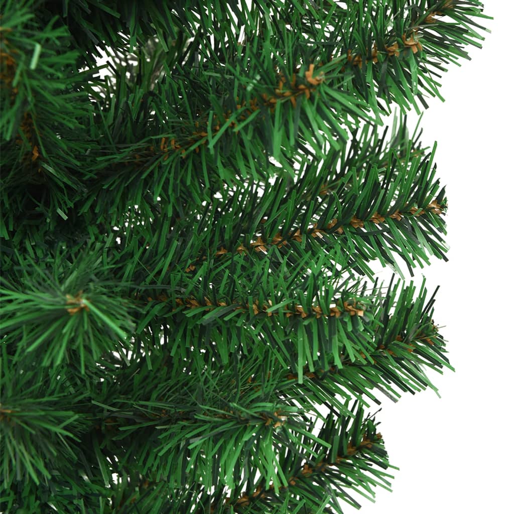 vidaXL Umělý vánoční stromek vzhůru nohama se stojanem zelený 150 cm