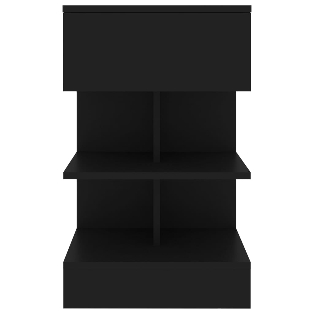 vidaXL Noční stolky 2 ks černé 40 x 35 x 65 cm