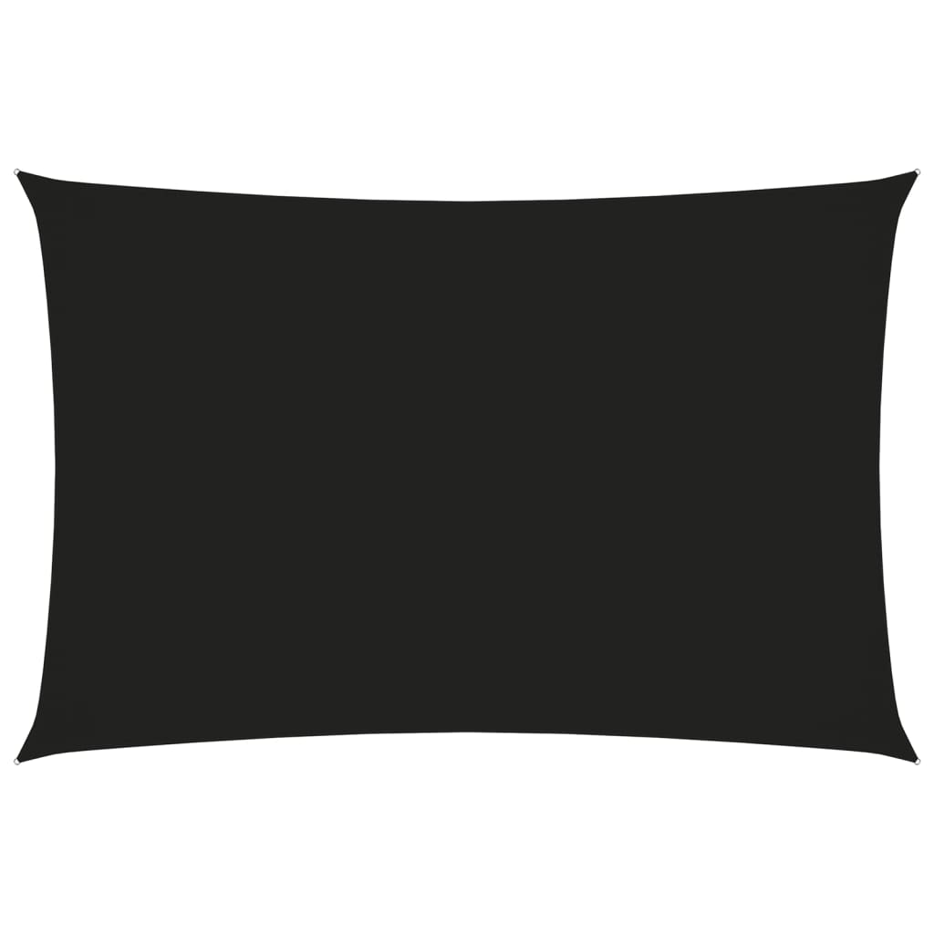 vidaXL Stínící plachta oxfordská látka obdélníková 2,5 x 4,5 m černá