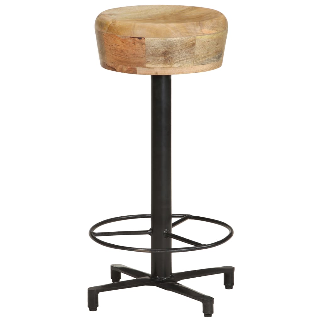 vidaXL Barové stoličky 2 ks 66 cm masivní mangovníkové dřevo