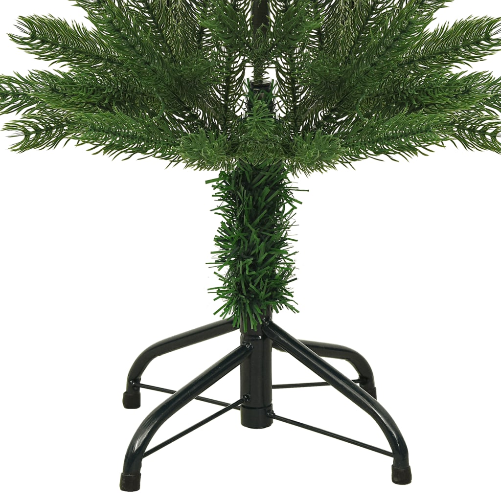 vidaXL Umělý úzký vánoční stromek se stojanem 120 cm PE